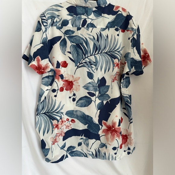 Marc Anthony Hawaiian XXL SlimFit Shirt - Picture 3 of 6